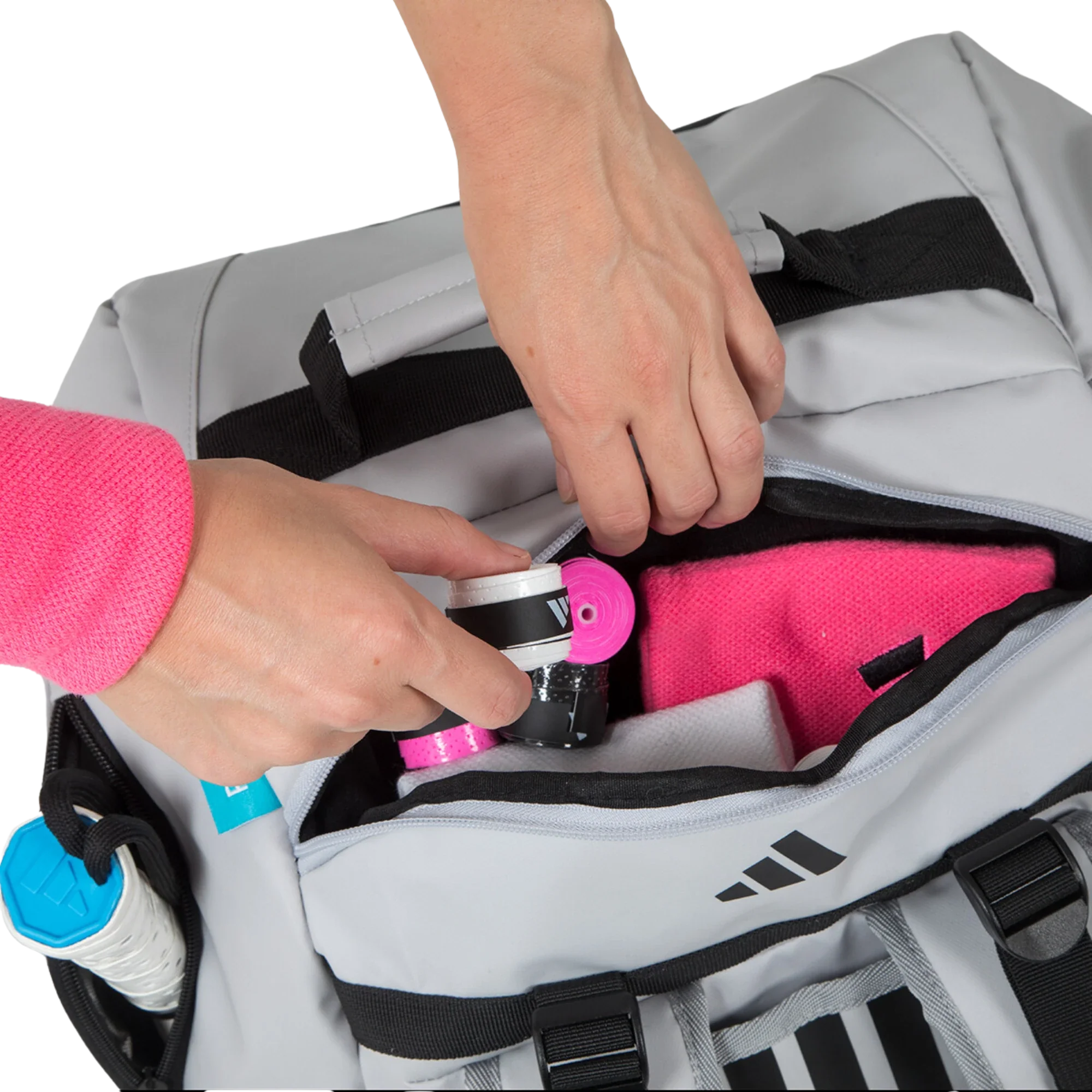 Adidas PROTOUR OFFWHITE Racket Bag 3.4 - Image 5