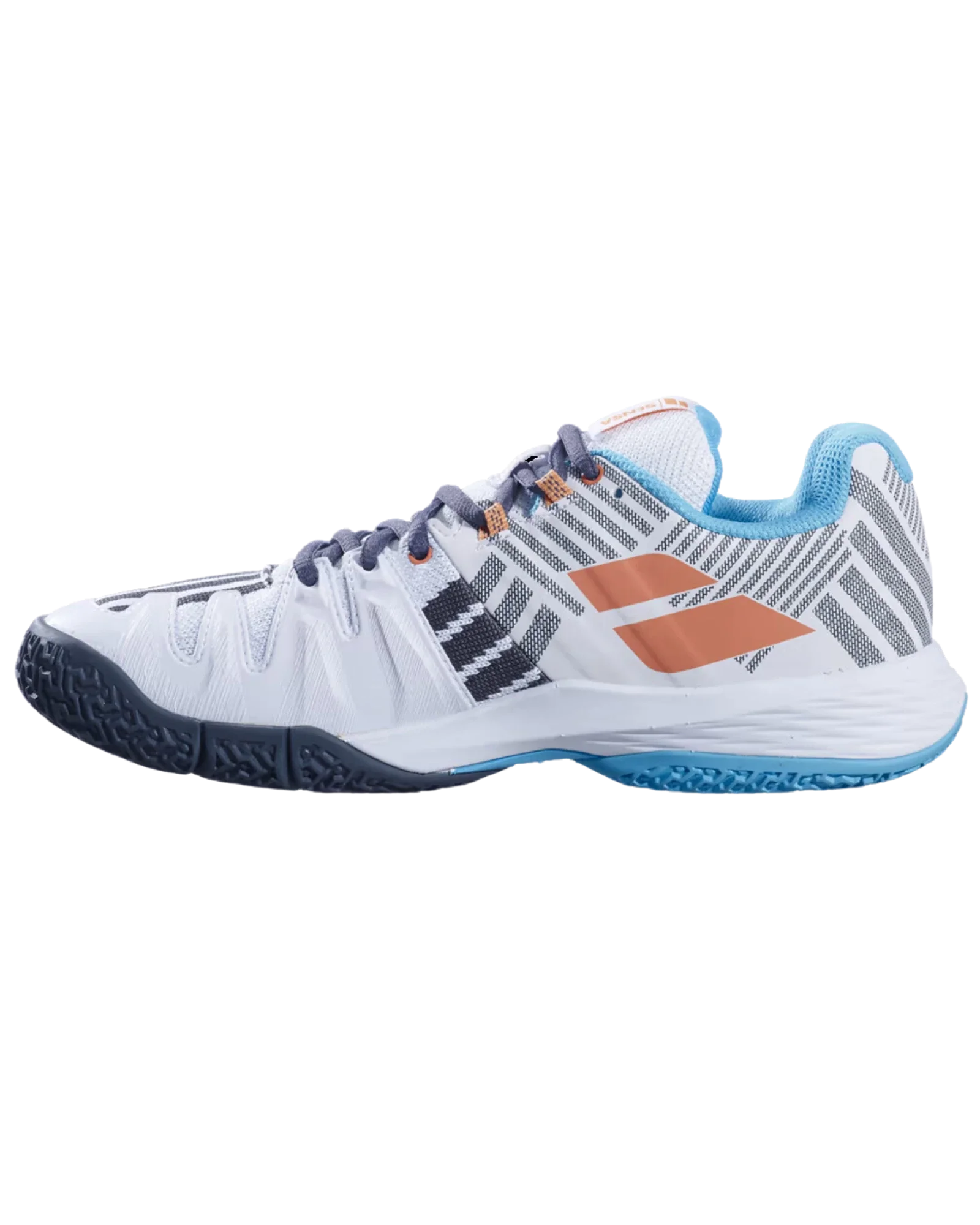 Babolat Sensa White/Canyon Sunset Women Padel Shoes - Image 3