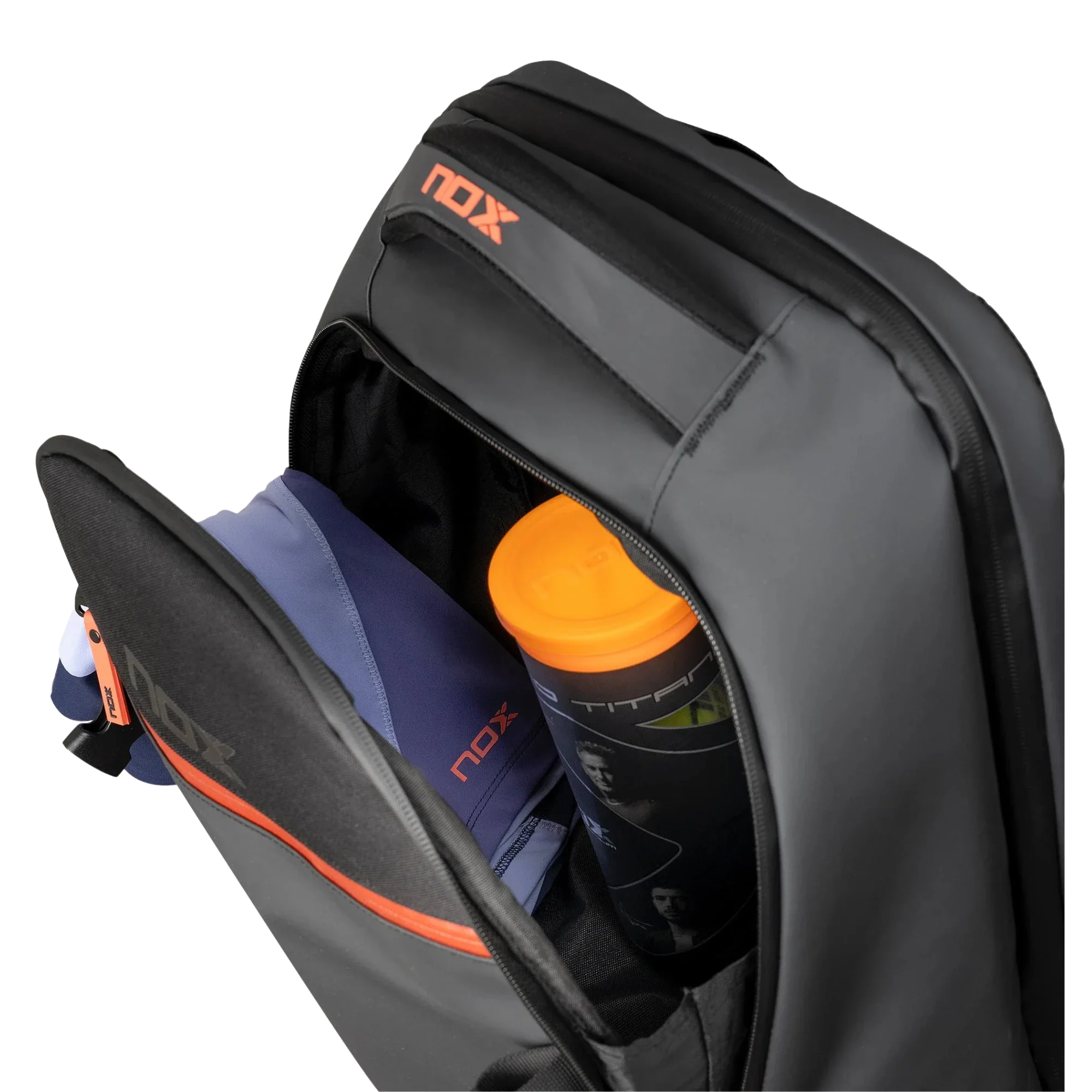 Nox Luxury Open Series BLACK/RED Backpack - Image 5