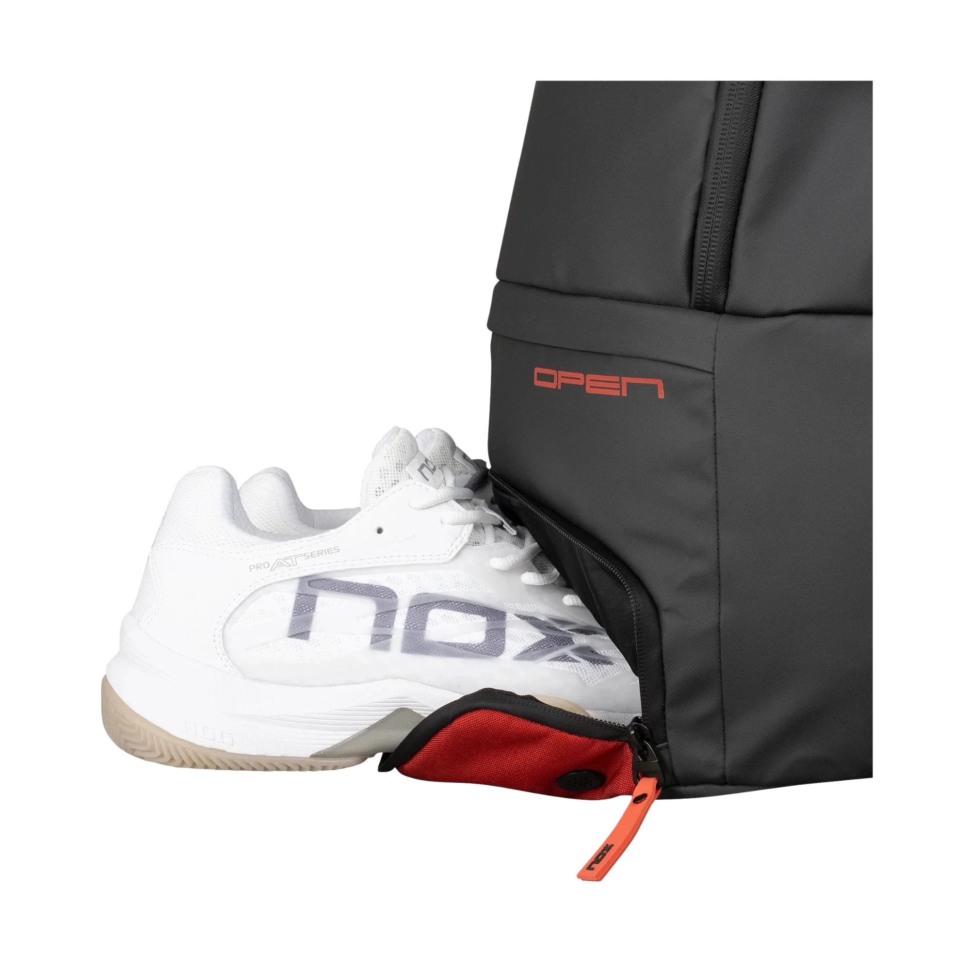 Nox Luxury Open Series BLACK/RED Backpack - Image 6